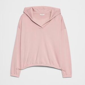 Banana Republic Women's Oversized Pink Hoodie Sweatshirt Top Size Small NWT